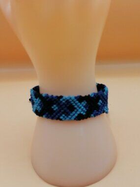 Handmade Geometric Macrame Bracelet, Adjustable
